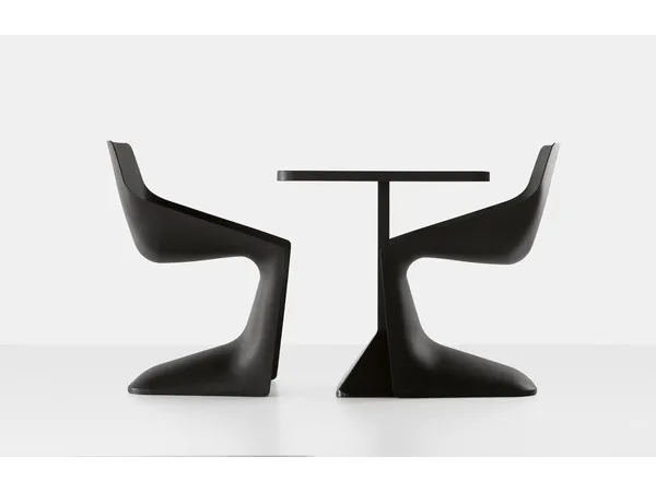 Sedia Pulp Kristalia nero