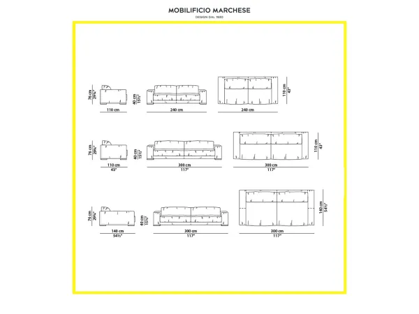 Posibles combinaciones para el sofá Budapest Soft de Baxter