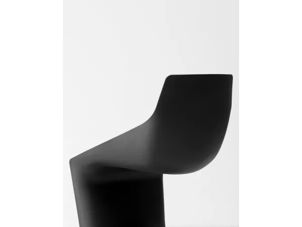 Sedia Pulp Kristalia nero