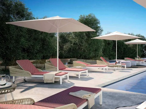 Lettino Dream 2.0 a bordo piscina