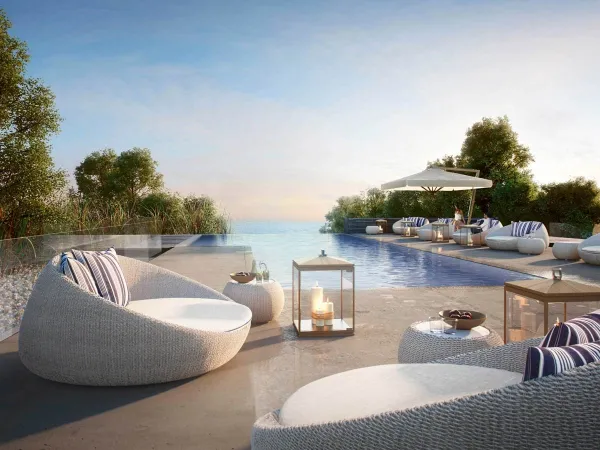 Spazio contract - arredamento firmato Atmopshera con i divanetti Twiga