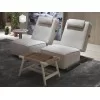 white Flexform Abcd armchair