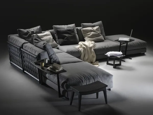 Divano Cestone Flexform, interior design Made in Italy