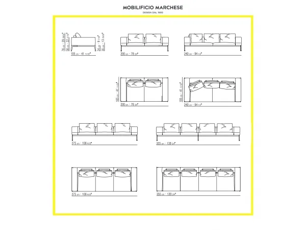 Flexform Lifesteel Sofa | Pura elegancia de estilo | Marchese 1930