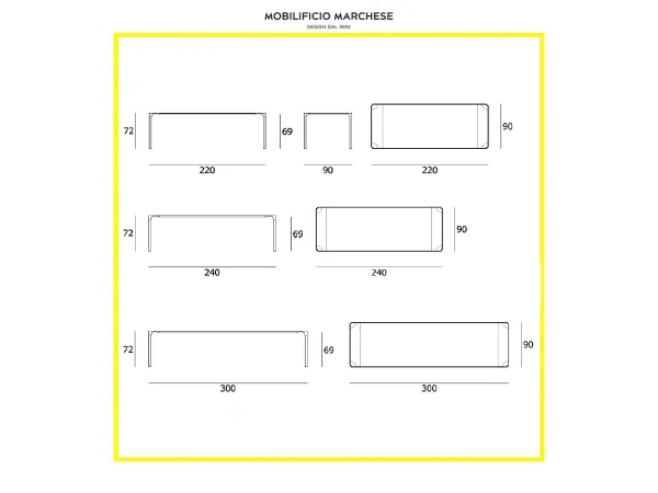 巴西利亚表按 Living Divani