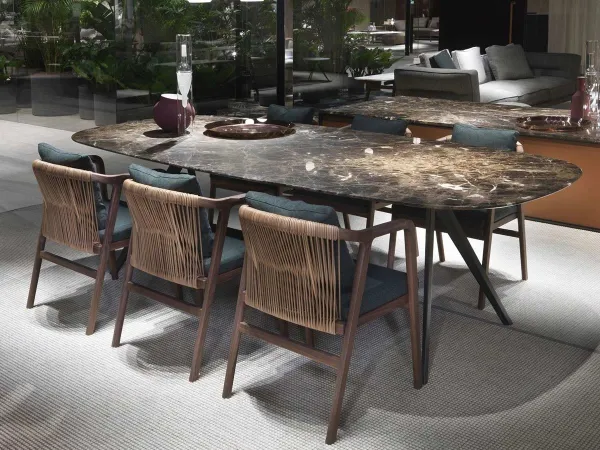 Zefiro mesa por Flexform
