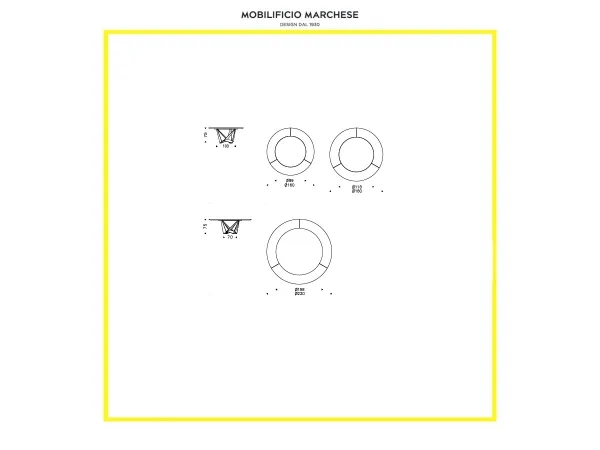 Skorpio Round Ker-Wood Table