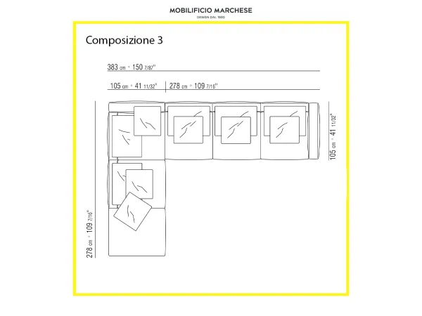 Flexform 罗密欧沙发：定制舒适