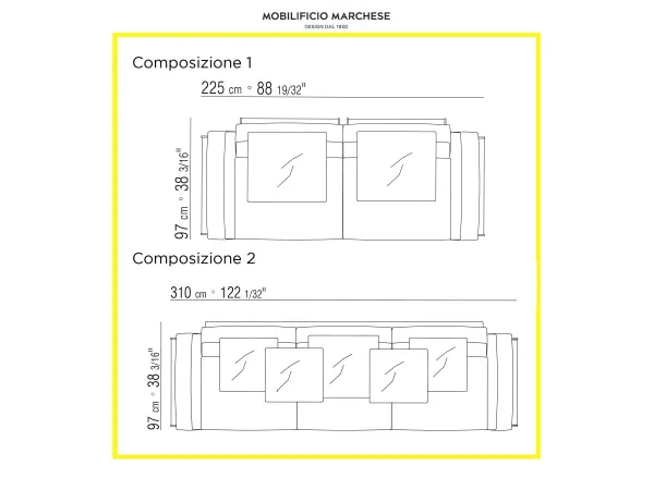 Divano Cestone Flexform