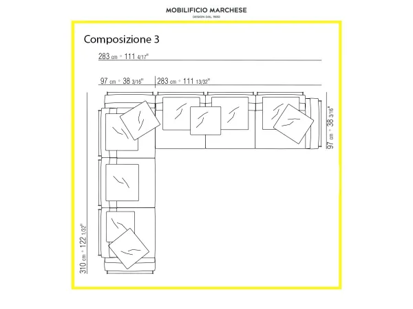 Divano Cestone Flexform