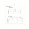 Campiello sofá de Flexform - Layout personalizado