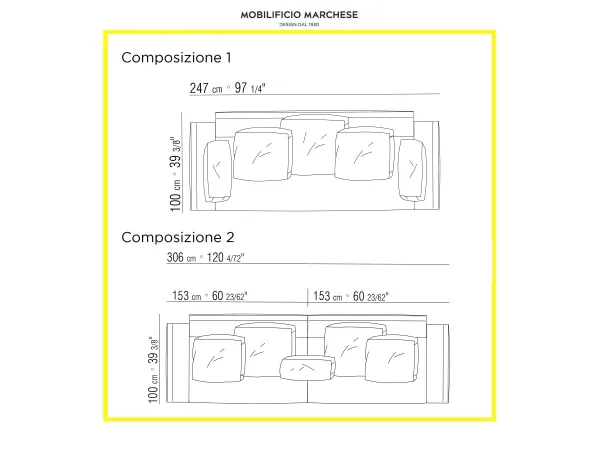 Evergreen Divano Flexform