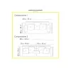 Flexform Evergreen Sofa customized layout