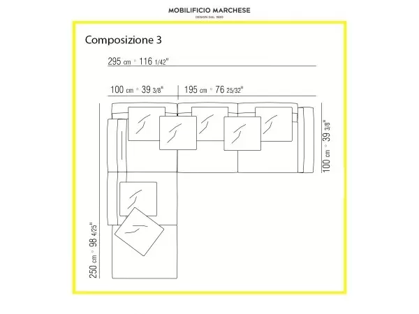 Adda divano Flexform