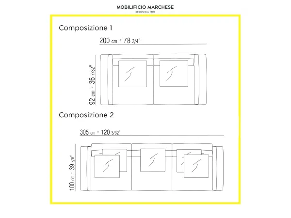 Adda Flexform sofa layout