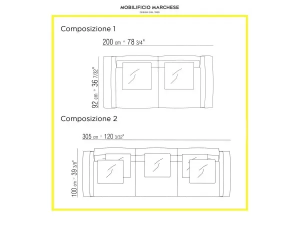 Adda divano Flexform