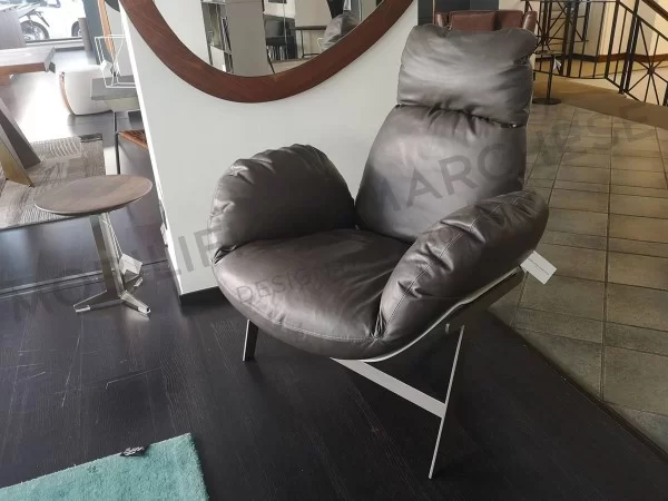 Grey Jupiter Lite armchair Arketipo on sale at discounted price