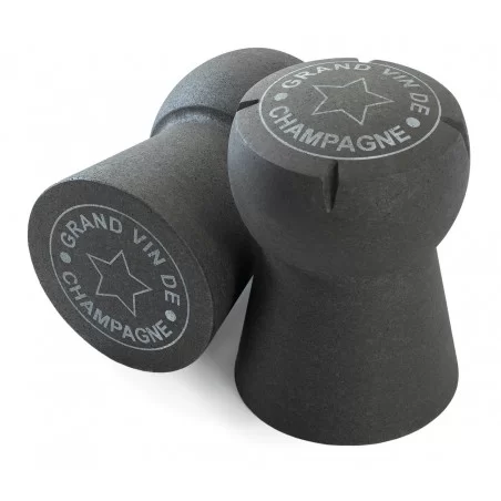 XL Cork Champagne Stopper Stool black