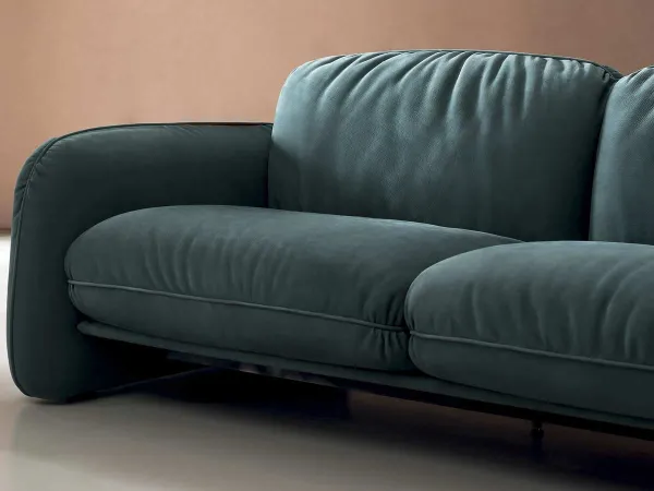 Detail of a Brigitte sofa by Baxter