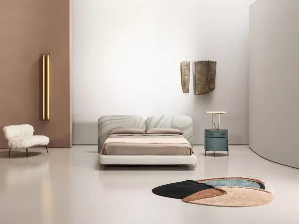 Stone bed Baxter: a soft cloud for your dreams
