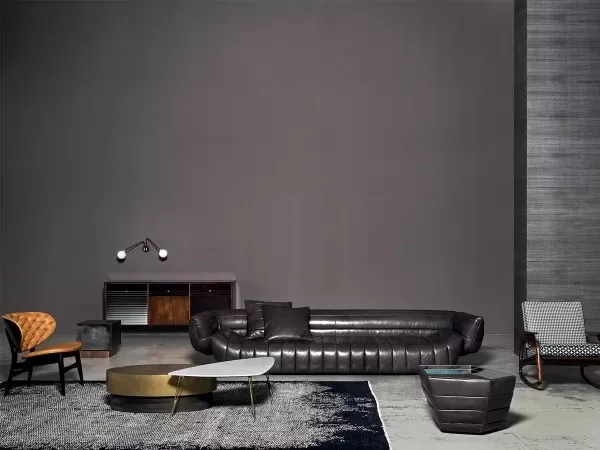 Leather sofa Tactile by Baxter