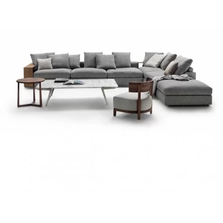Il divano Groundpiece di Flexform