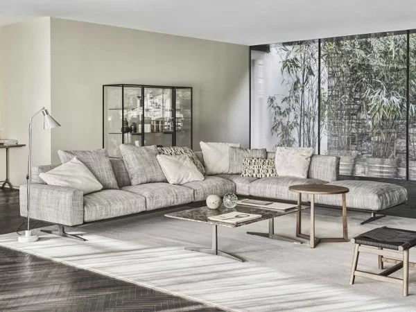 Soft Dream sofa von Flexform in einem wohnzimmer