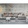 Asolo modular sofa by Flexform customized L shaped layout