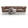 Adda Flexform sofa upholstered in leather