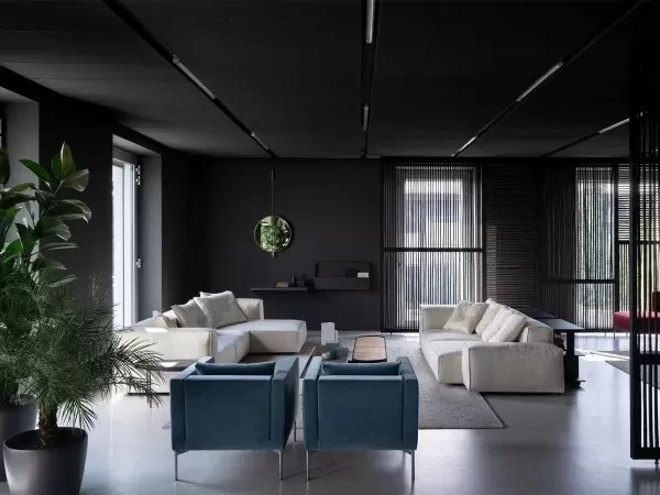 NeoWall Sofa Living Divani in a luxurious living room