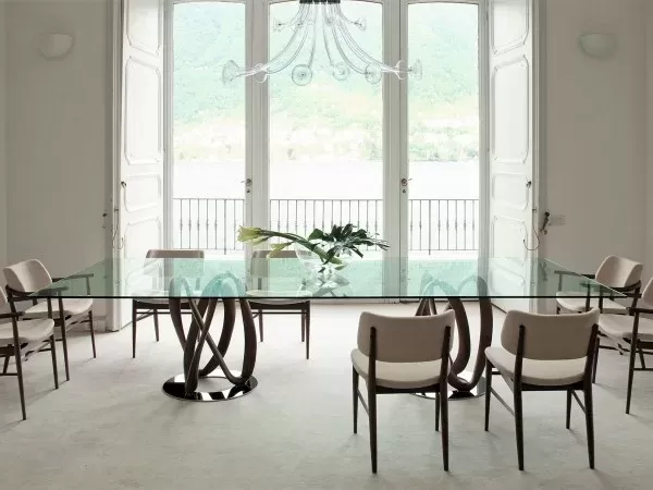 Infinity by Porada: wood table made in italy