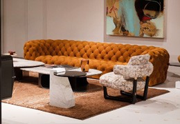 Baxter Chester Moon sofa by Paola Navone: sizes, leathers and how to order it